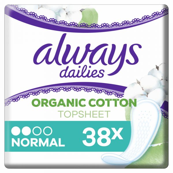 2+1 gratis: Always Dailies Inlegkruisjes Cotton Protection Normal 38 stuks