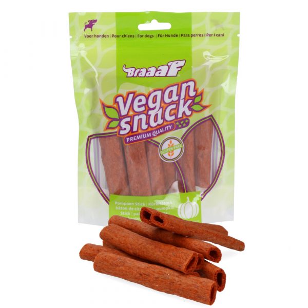 Braaaf Pompoen Sticks 12 cm 80 gr