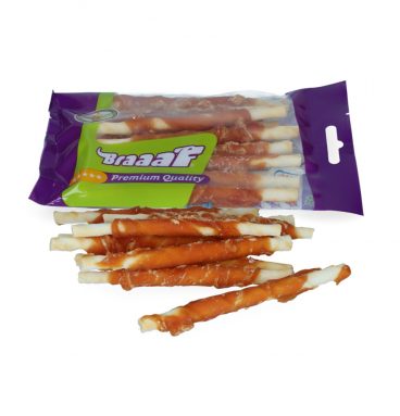 Braaaf Rol sticks 12 cm Kip 80 gr