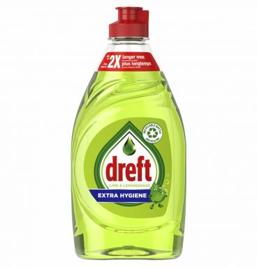 Dreft Extra Hygiëne Afwasmiddel Lime&Lemongrass 325 ml