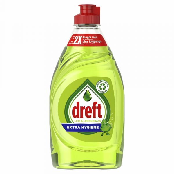 Dreft Extra Hygiëne Afwasmiddel Lime&Lemongrass 325 ml