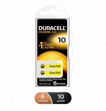 Duracell Hoortoestelbatterijen 10 6 stuks