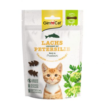 GimCat Kattensnack Soft Zalm - Peterselie 60 gr