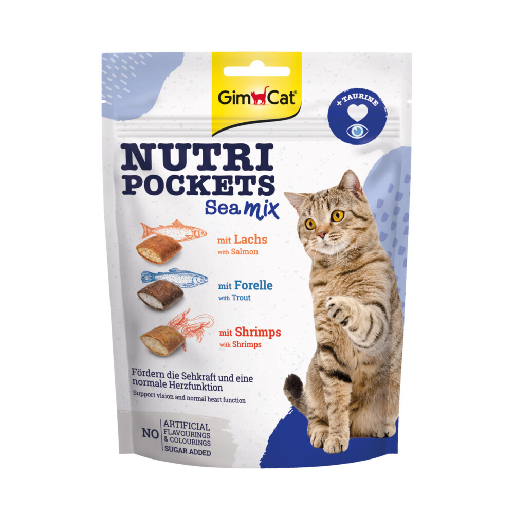 GimCat Nutri Pockets Sea-Mix 150 gr