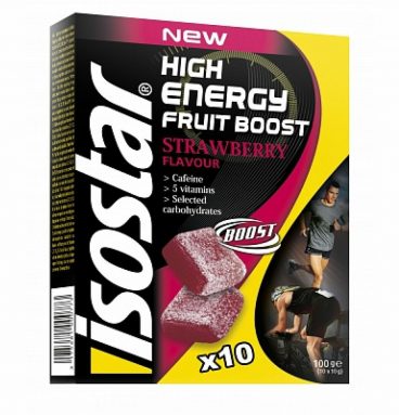 6x Isostar Fruit Boost Strawberry 100 gram