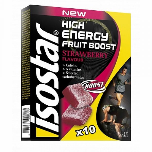 6x Isostar Fruit Boost Strawberry 100 gram