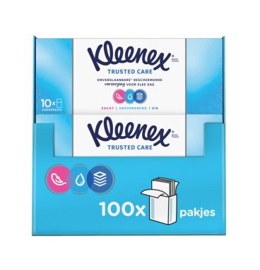 10x Kleenex Zakdoekjes Trusted Care 10 stuks