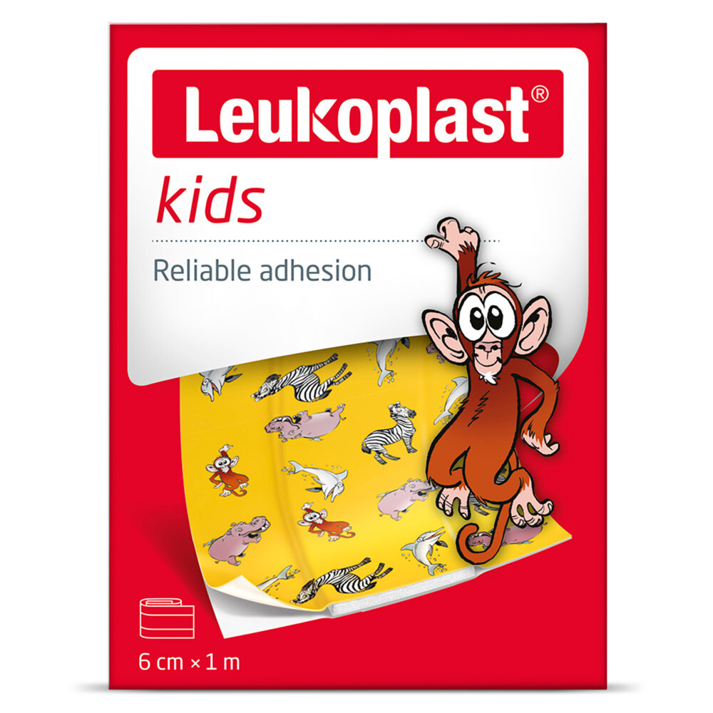 3x Leukoplast Pleister Kids 1 meter