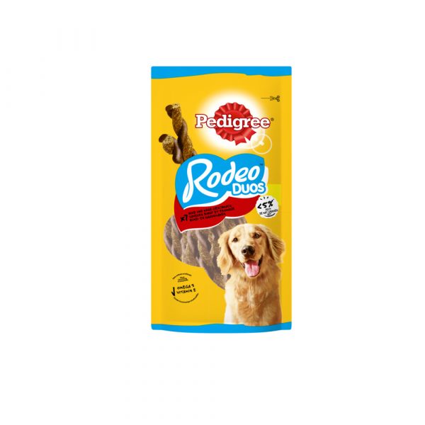 Pedigree Rodeo Kauwsticks Duo Rund en Kaas 123 gr