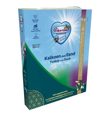 Renske Vers Gestoomd Complete Menu Kalkoen - Eend 395 gr