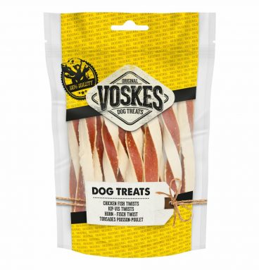 Voskes Kip - Vis Twists 100 gr