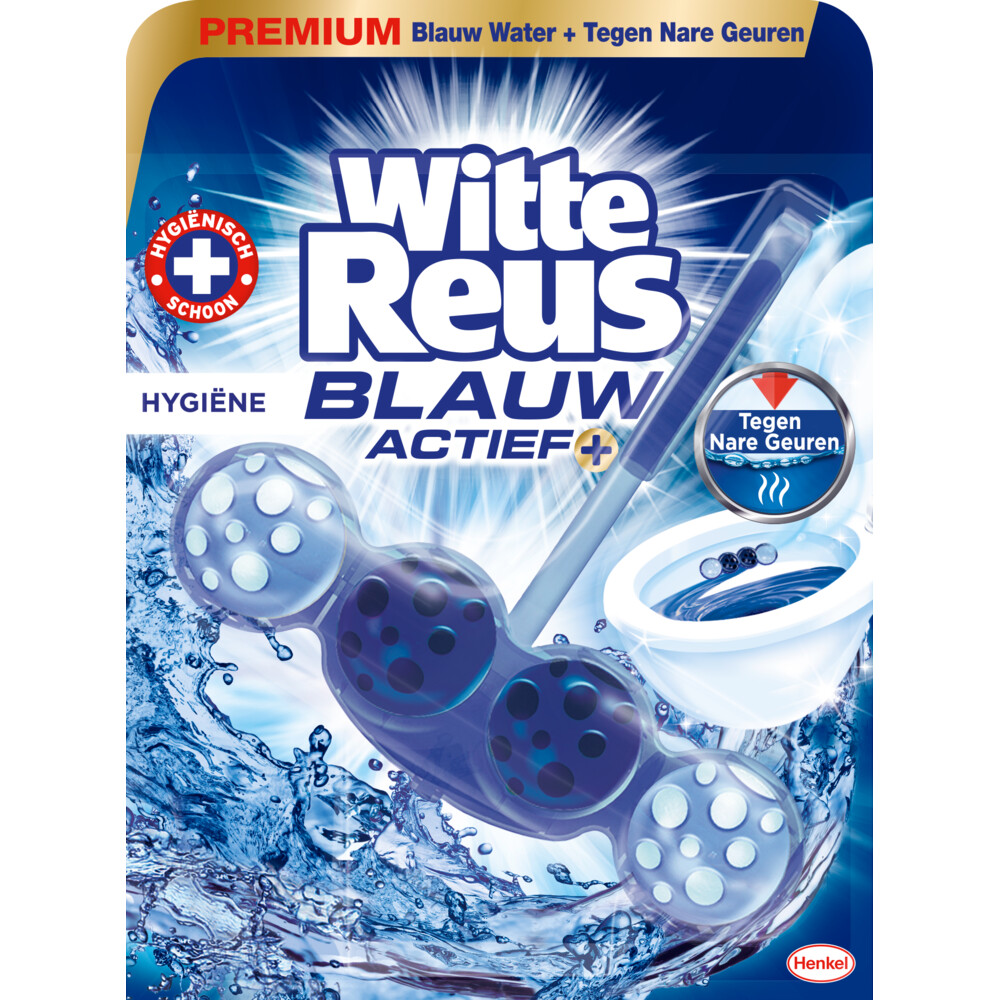 Witte Reus Toiletblok Blauw Actief Hygiëne