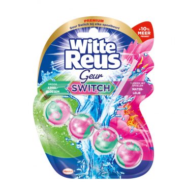 Witte Reus Toiletblok Geurswitch Appel&Waterlelie