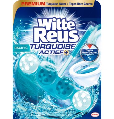 Witte Reus Toiletblok Turquoise Actief