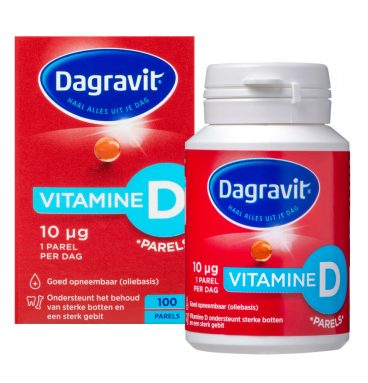 1+1 gratis: Dagravit Vitamine D Parels 10µg 100 capsules