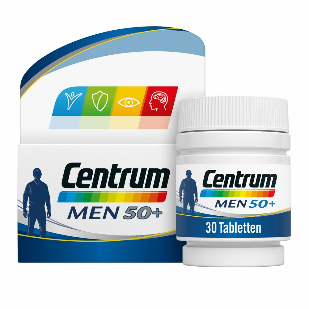 1+1 gratis: Centrum Men 50+ 30 tabletten