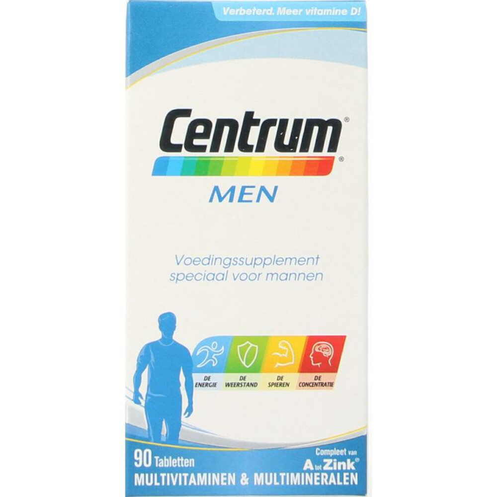 1+1 gratis: Centrum Men 90 tabletten