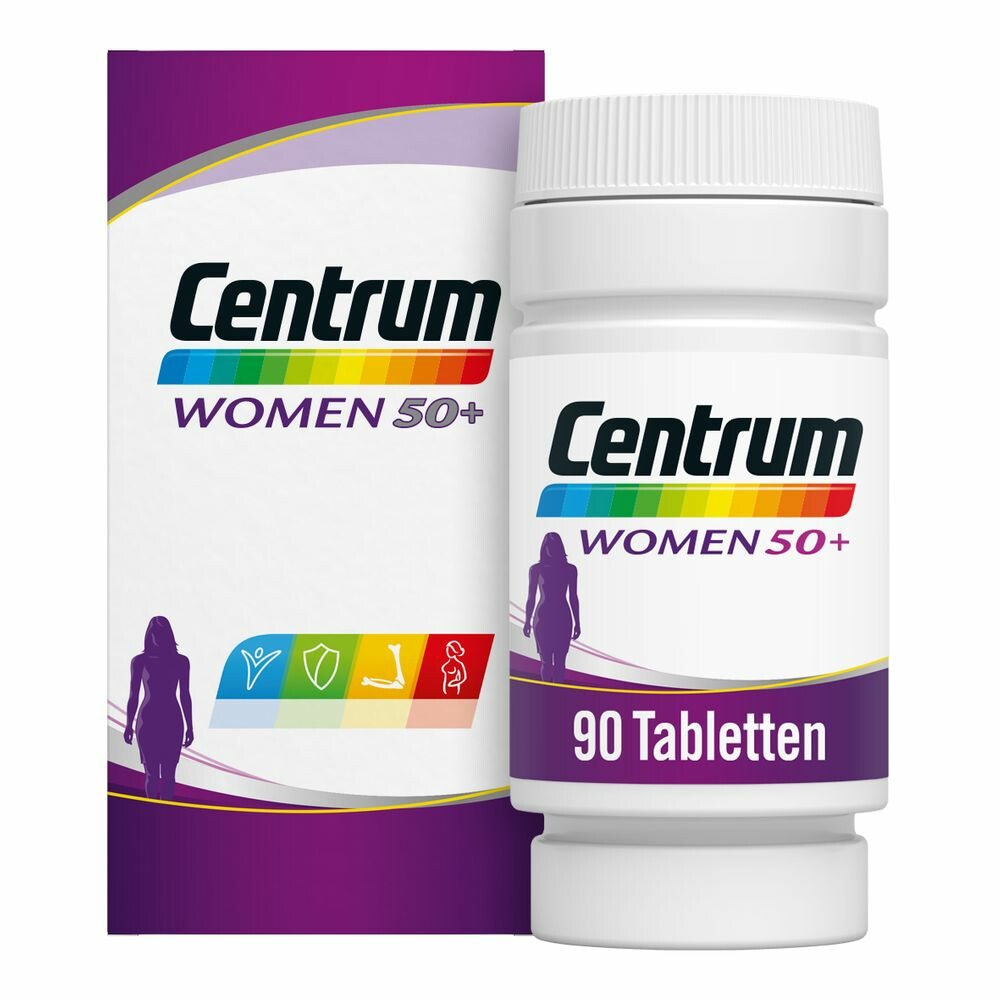 1+1 gratis: Centrum Women 50+ Multivitaminen 90 tabletten