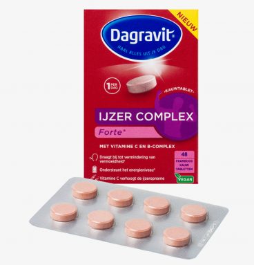 1+1 gratis: 2x Dagravit IJzer complex Forte 48 tabletten