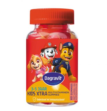 1+1 gratis: 2x Dagravit Multivitamine Gummie Paw Patrol 60 gummies