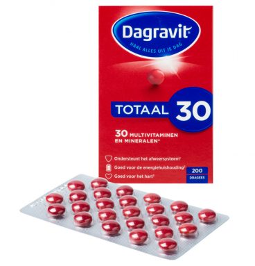 1+1 gratis: 2x Dagravit Totaal 30 200 dragees