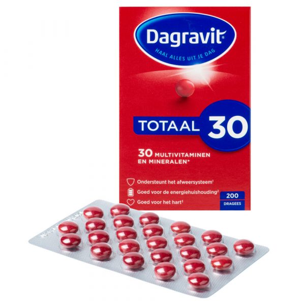 1+1 gratis: 2x Dagravit Totaal 30 200 dragees