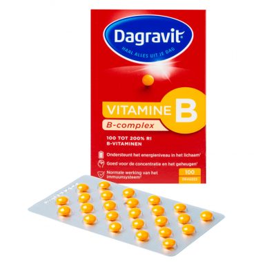 1+1 gratis: 3x Dagravit Vitamine B-Complex 100 dragees