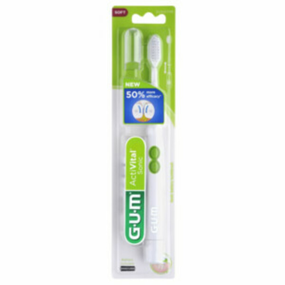 1+1 gratis: GUM Elektrische Tandenborstel Activital Sonic White