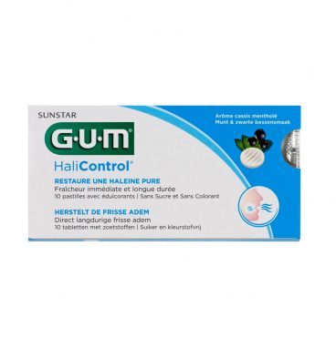 1+1 gratis: GUM HaliControl Tabletten 10 stuks