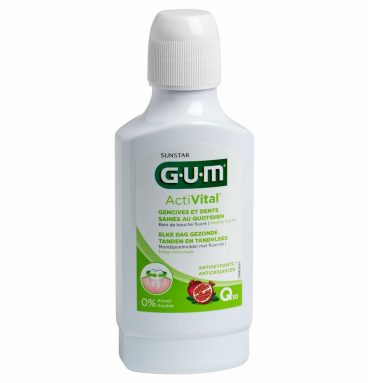 3x GUM Mondspoelmiddel ActiVital 300 ml