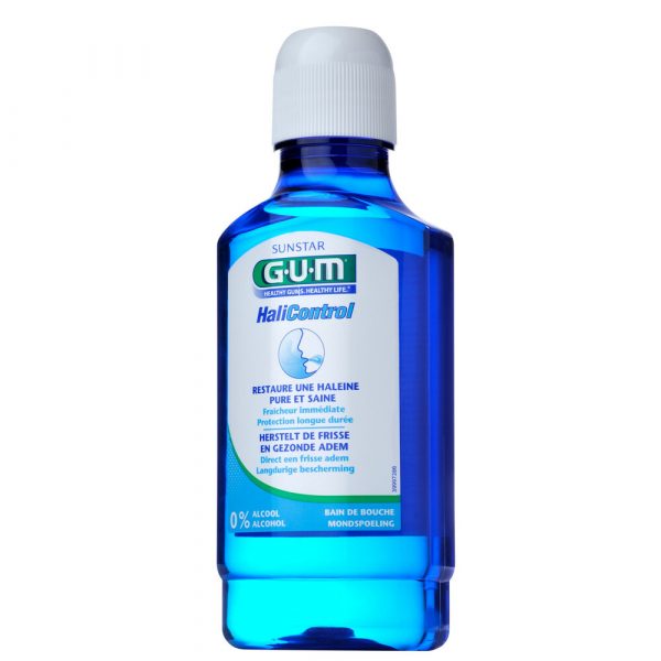 1+1 gratis: GUM Mondspoelmiddel HaliControl 300 ml