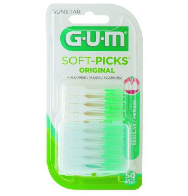 1+1 gratis: GUM Soft-Picks Original Regular 50 stuks