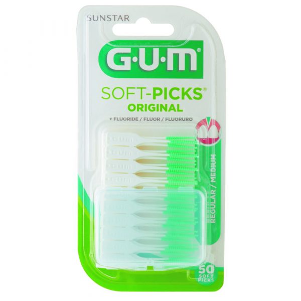 1+1 gratis: GUM Soft-Picks Original Regular 50 stuks