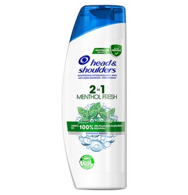 3x Head&Shoulders Menthol Fresh 2in1 shampoo en conditioner 270 ml