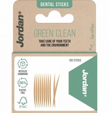 1+1 gratis: Jordan Tandenstokers Green Clean Dun 100 stuks