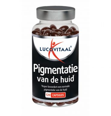 1+1 gratis: Lucovitaal Pigmentatie van de Huid 120 capsules