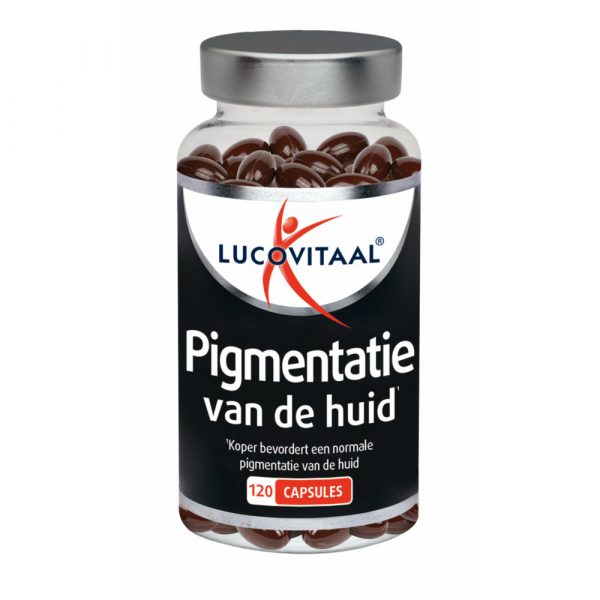 1+1 gratis: Lucovitaal Pigmentatie van de Huid 120 capsules