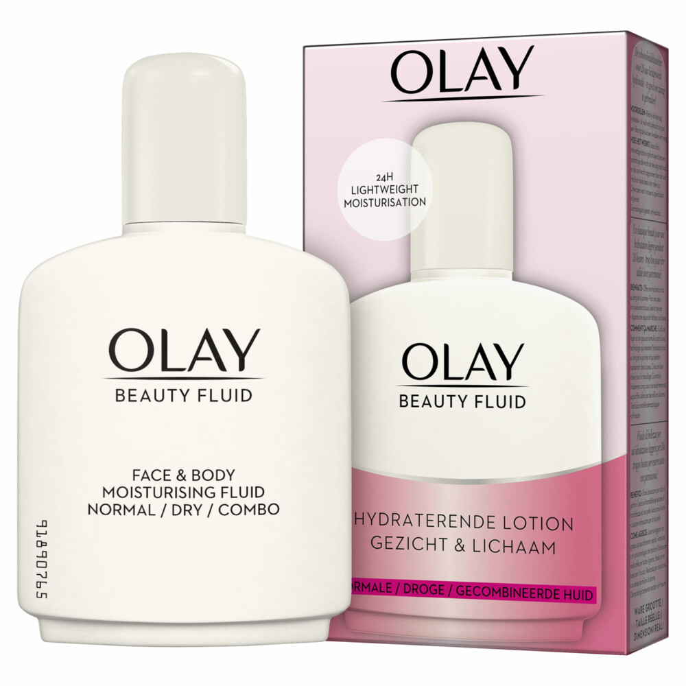 6x Olay Essentials Hydraterende Beauty Fluid Gezichtslotion 100 ml