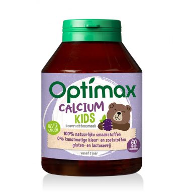 1+1 gratis: 2x Optimax Kids Calcium 60 tabletten