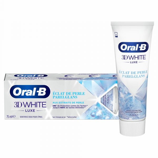 5x Oral-B Tandpasta 3D White Luxe Pearl Glow 75 ml