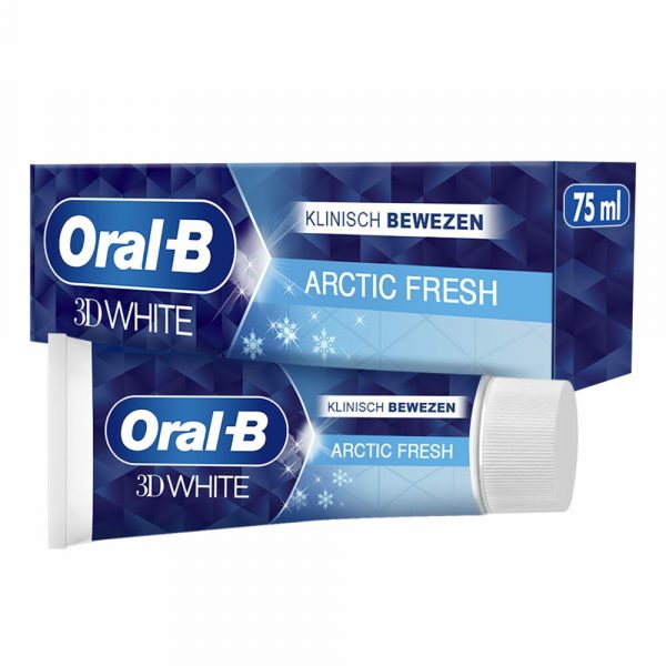 12x Oral-B Tandpasta 3d White Arctic Fresh 75 ml