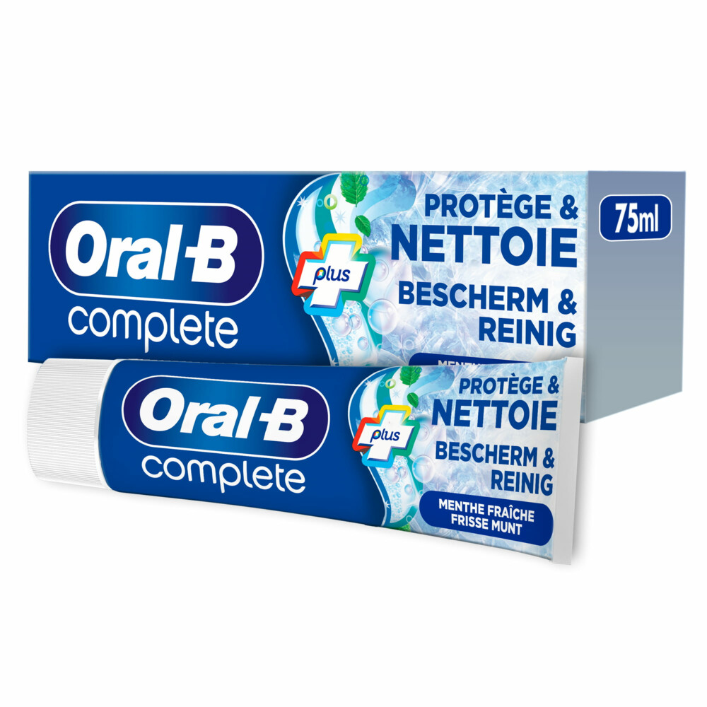 1+1 gratis: Oral-B Tandpasta Complete Protect&Clean 75 ml