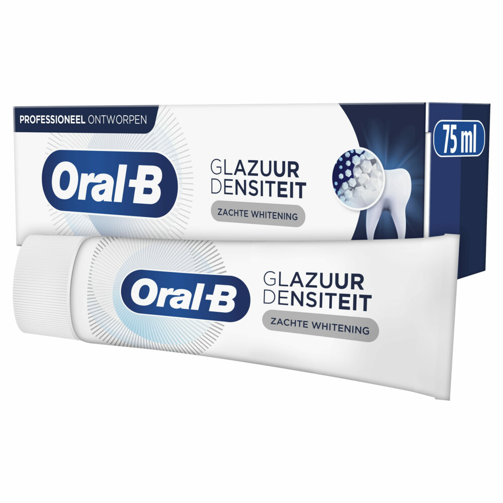 1+1 gratis: Oral-B Tandpasta Dichtheid Zachte Whitening 75 ml