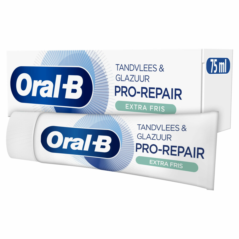 3x Oral-B Tandpasta Pro-Repair Tandvlees&Glazuur Extra Fris 75 ml