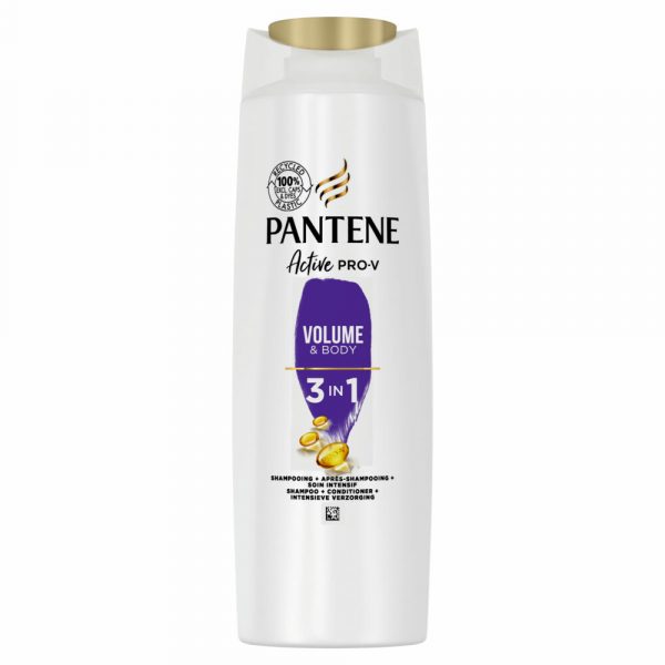 3x Pantene Shampoo 3in1 Smooth&Sleek 225 ml