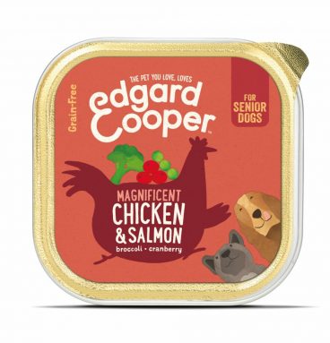 Edgard&Cooper Kuipje Vers Vlees Senior Hondenvoer Kip - Zalm 150 gr