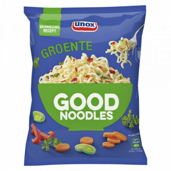 3x Unox Good Noodles Groente 72 gr