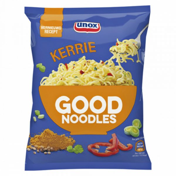 3x Unox Good Noodles Kerrie 70 gr