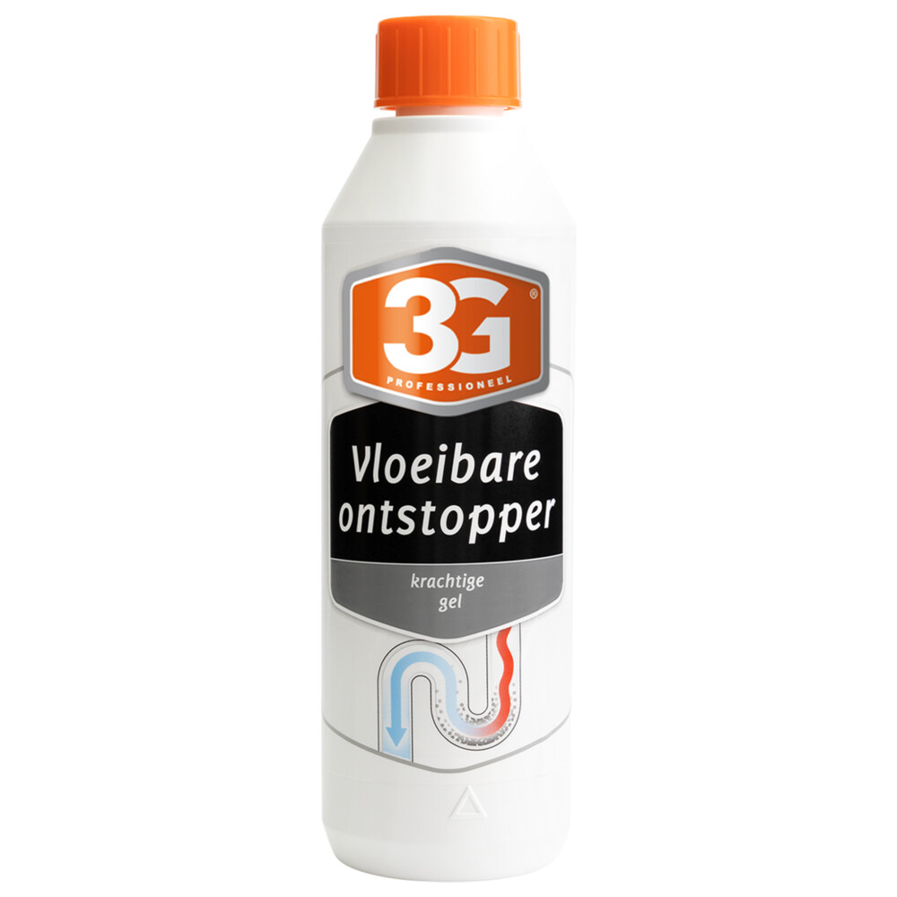 6x 3G Professioneel Vloeibare Ontstopper 500 ml