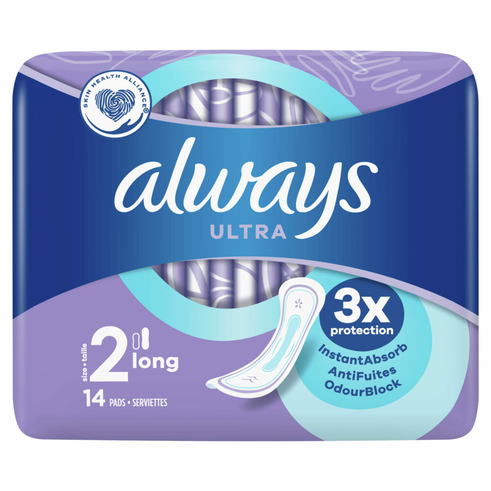 2+1 gratis: Always Maandverband Ultra Long 14 stuks